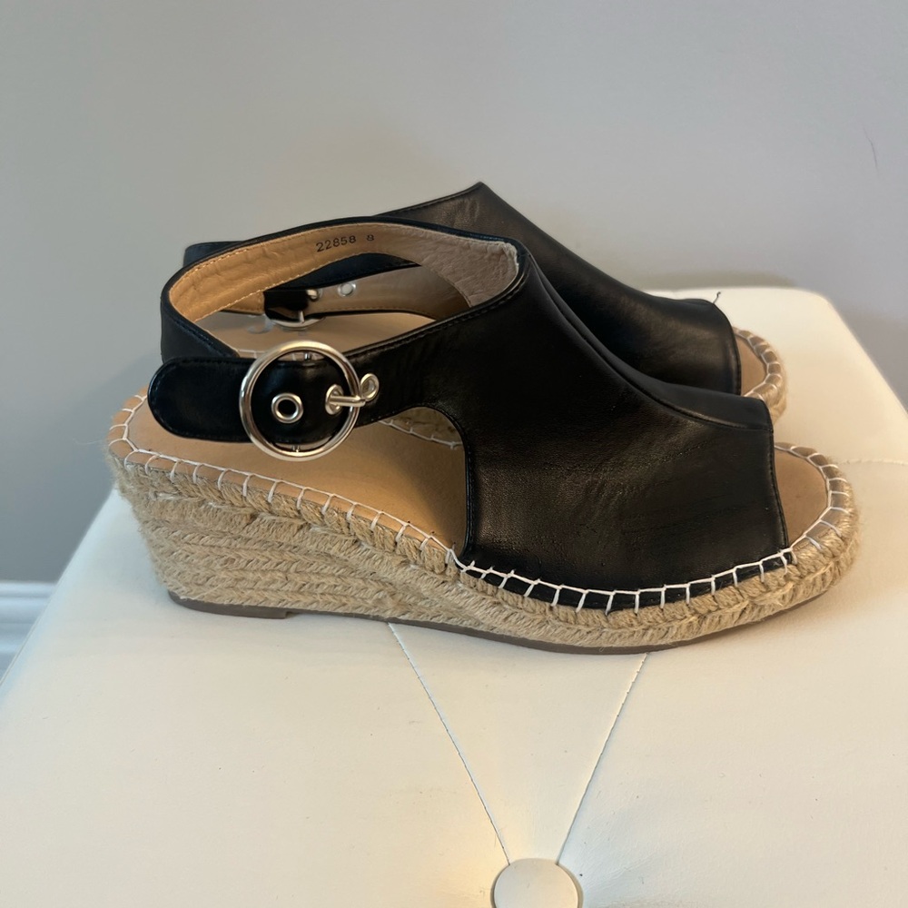 ESPADRILLE WEDGE HEELED SANDALS